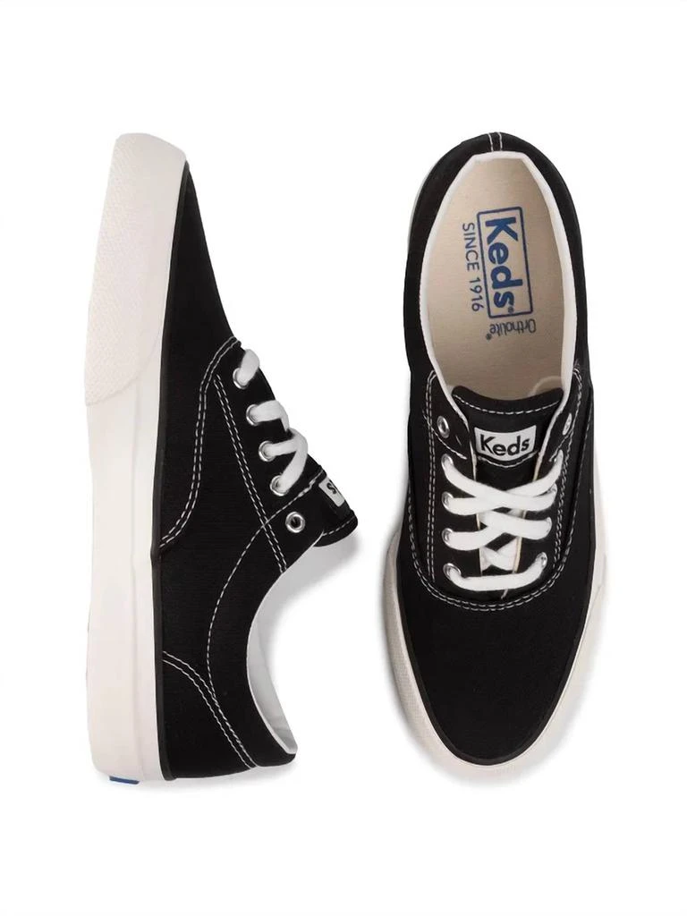 Keds Women's Anchor Sneaker In Solid Black 4