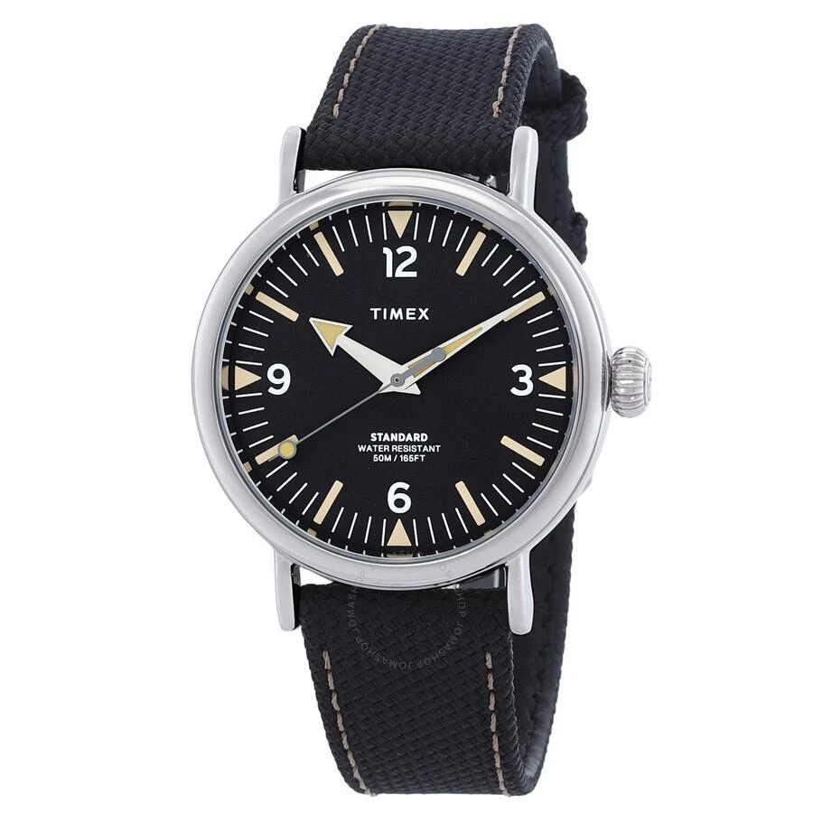 Timex Standard Quartz Black Dial Men's Watch TW2V44000 1