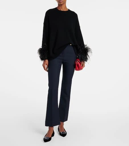 Gianvito Rossi Jaipur velvet ballet flats 3