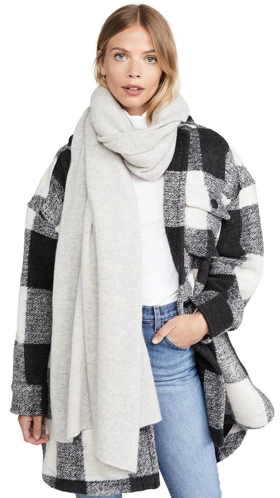 White  Warren Cashmere Travel Wrap Scarf 5