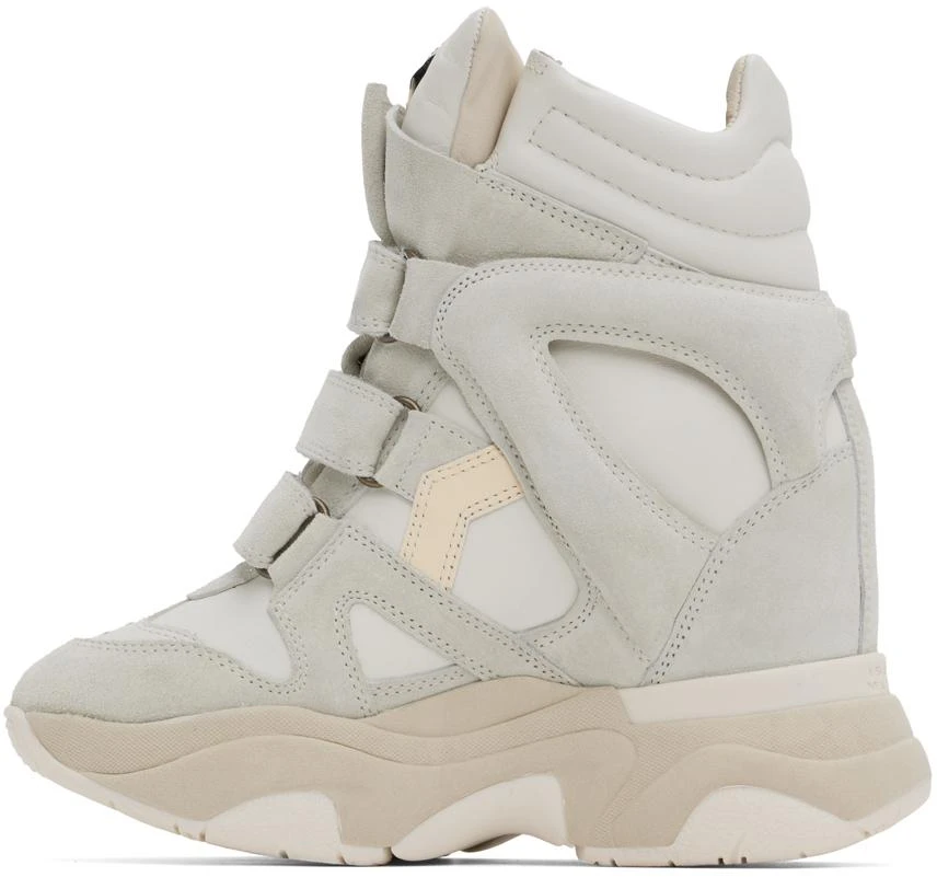 Isabel Marant Off-White & Gray Balskee Sneakers 3