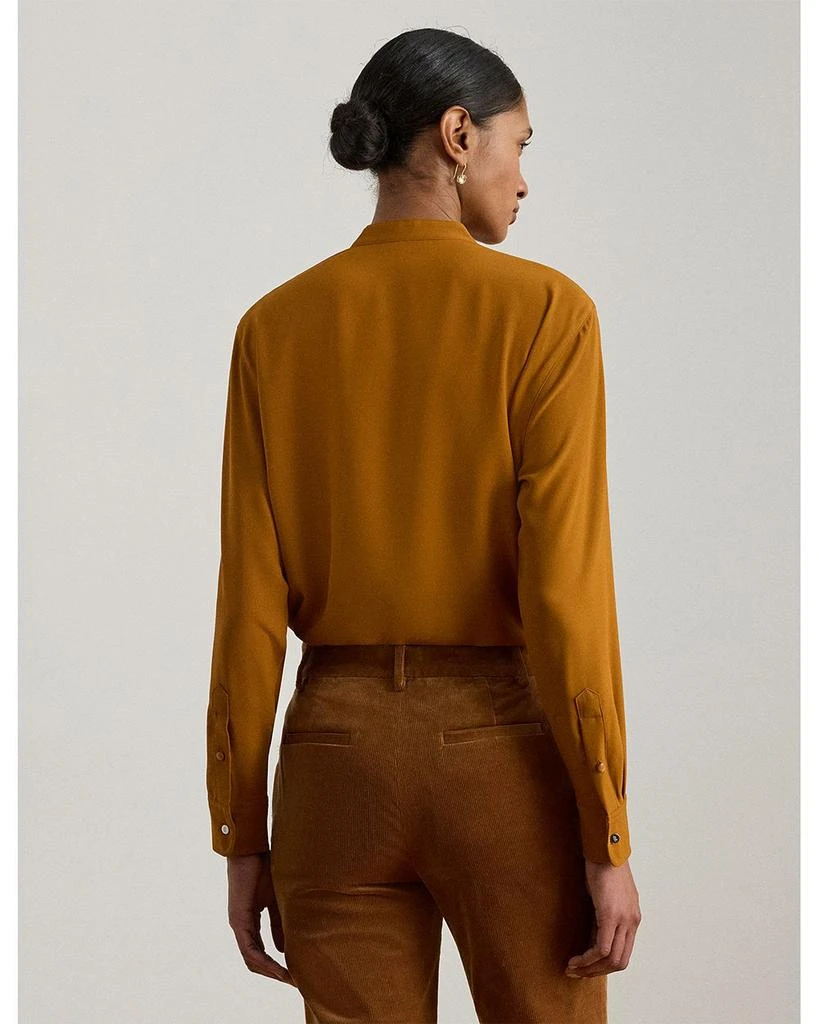 Ralph Lauren Ruffle Trimmed Georgette Tunic 3