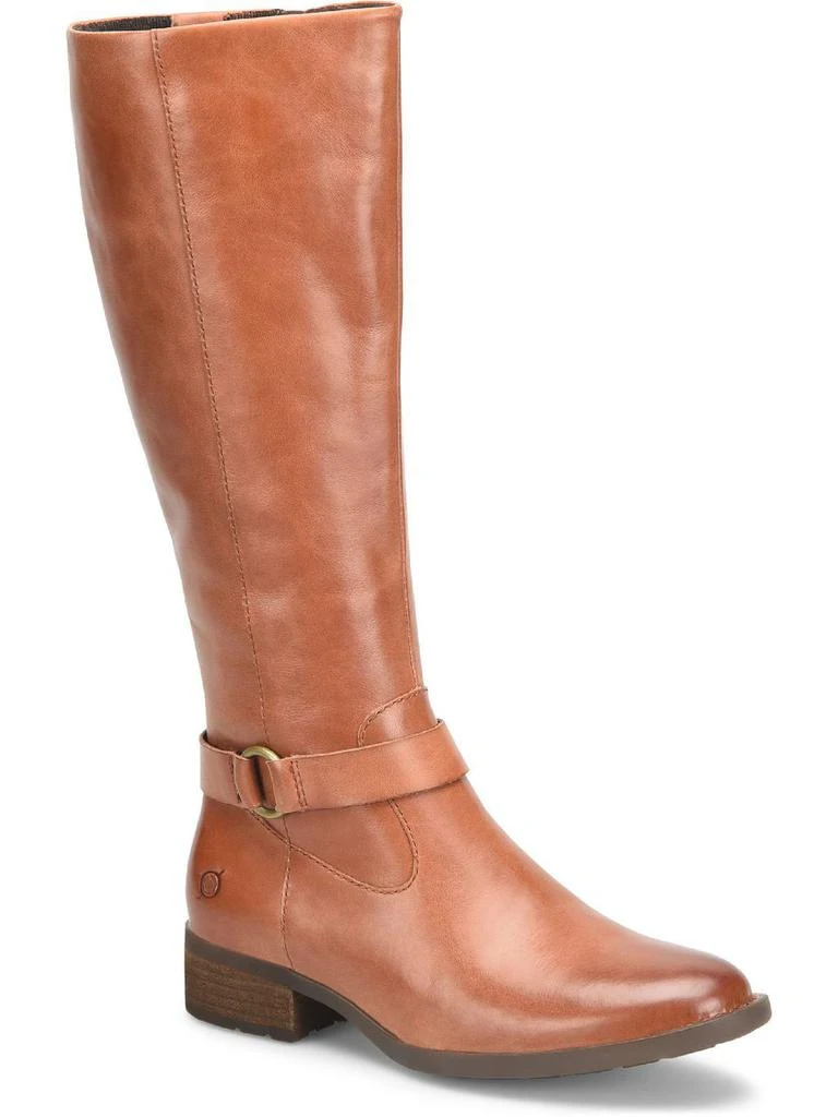 Born Saddler Womens Tall Leather Knee-High Boots 1