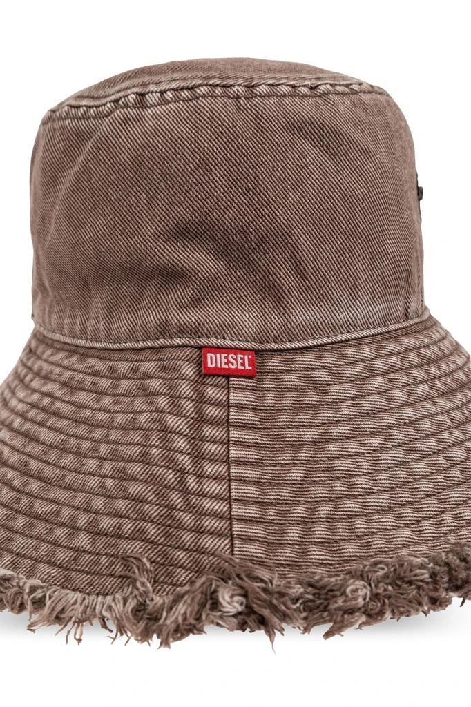 Diesel Diesel C-Bucket-Utlt Logo Embroidered Bucket Hat 3