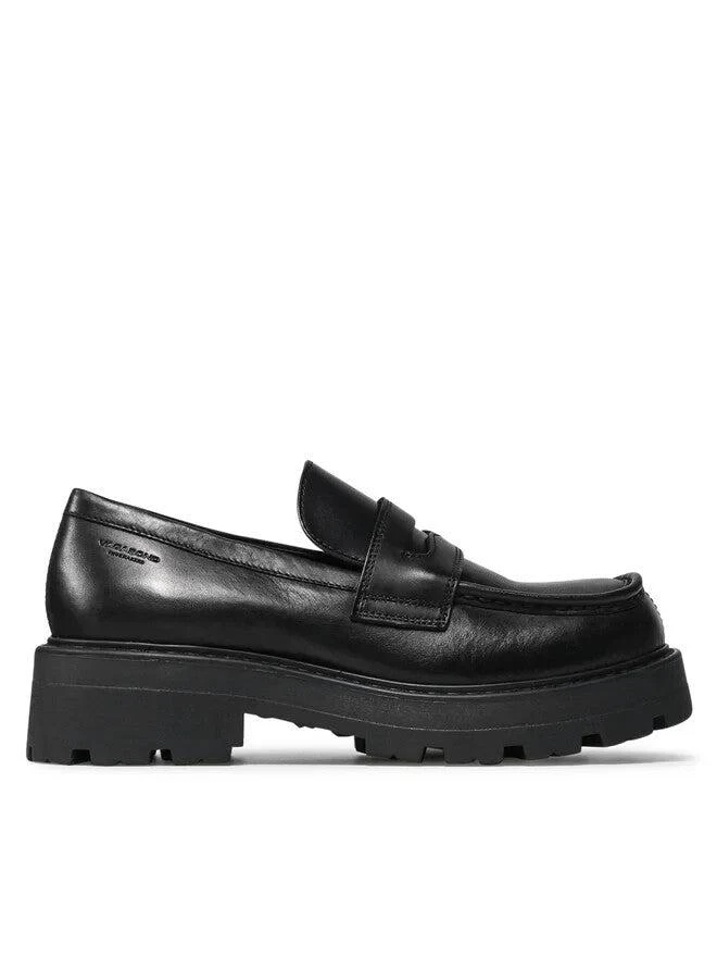 Vagabond Cosmo 2.0 5049-501-20 Flat Women's 8 Black Leather Loafers Shoes ZOGG15 2