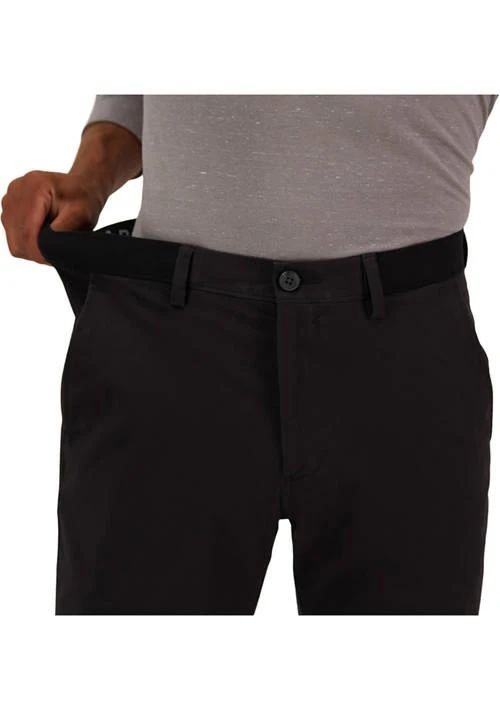 Haggar Iron Free Premium Solid 5 Pocket Straight Fit Flat Front Pants 1