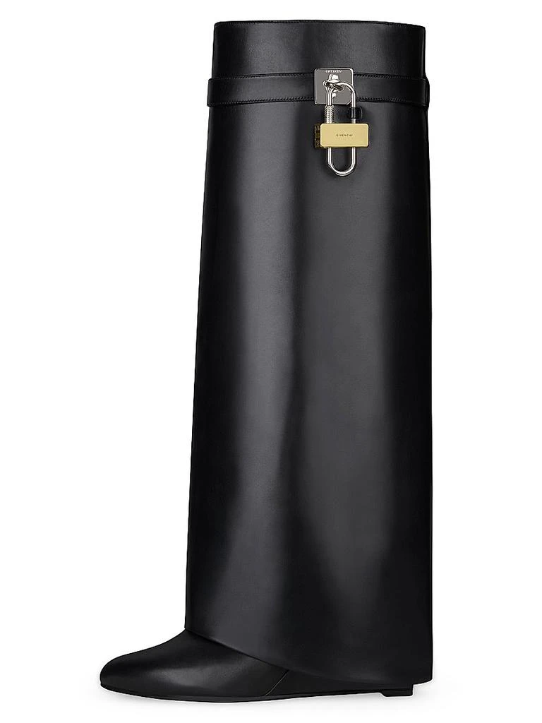 Givenchy Shark Lock Boots in Leather 3