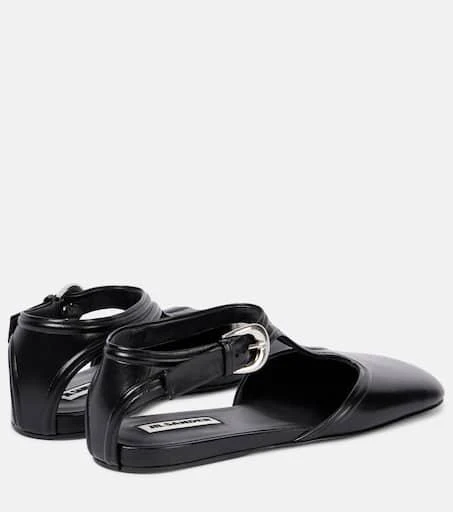 Jil Sander Leather Mary Jane flats 2