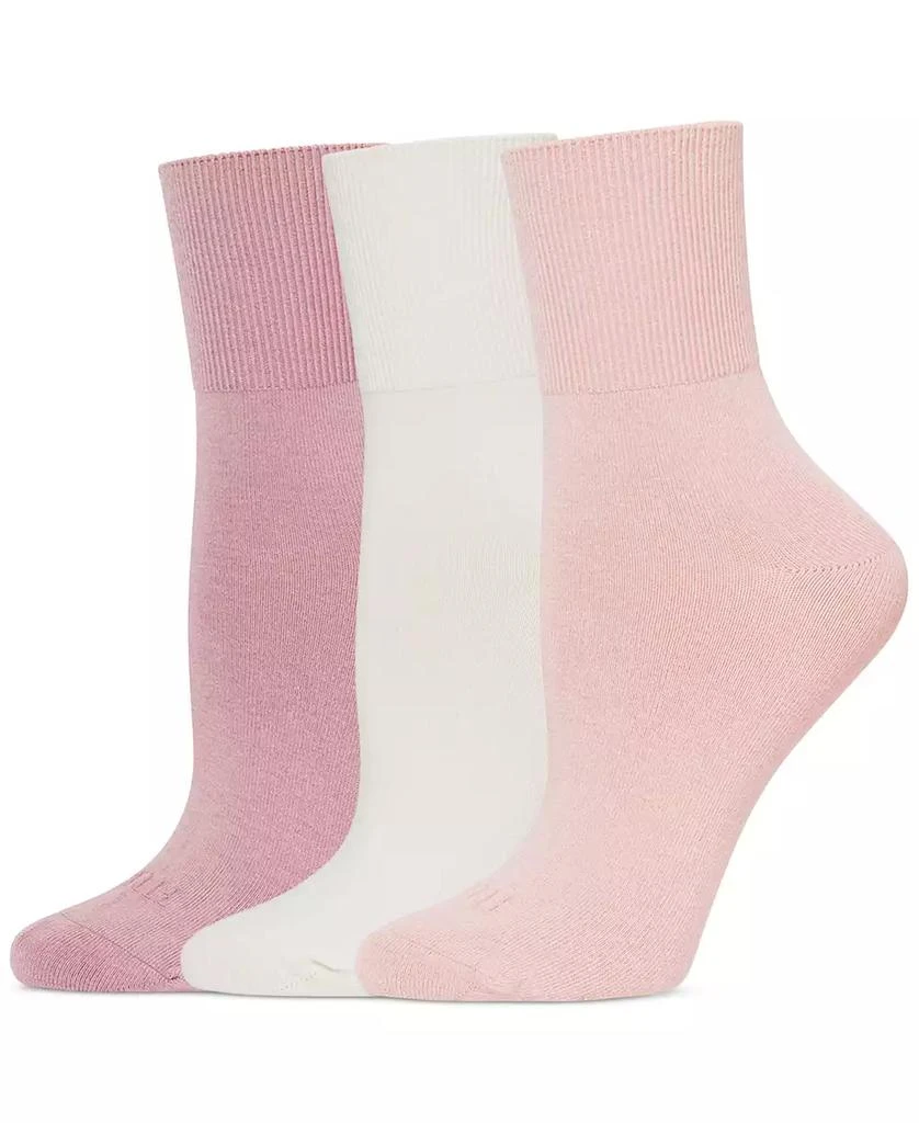 Hue Women
s 3-Pk. Bobby Ribbed-Cuff Crew Socks U23317 1