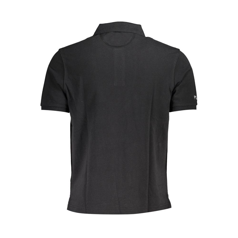 La Martina La Martina Black Cotton Men Polo Shirt