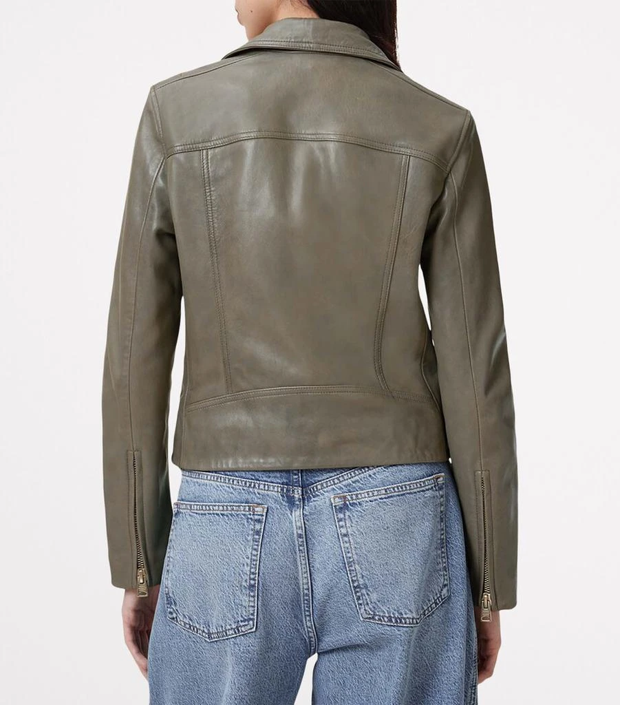 ALL SAINTS Leather Dalby Biker Jacket 5