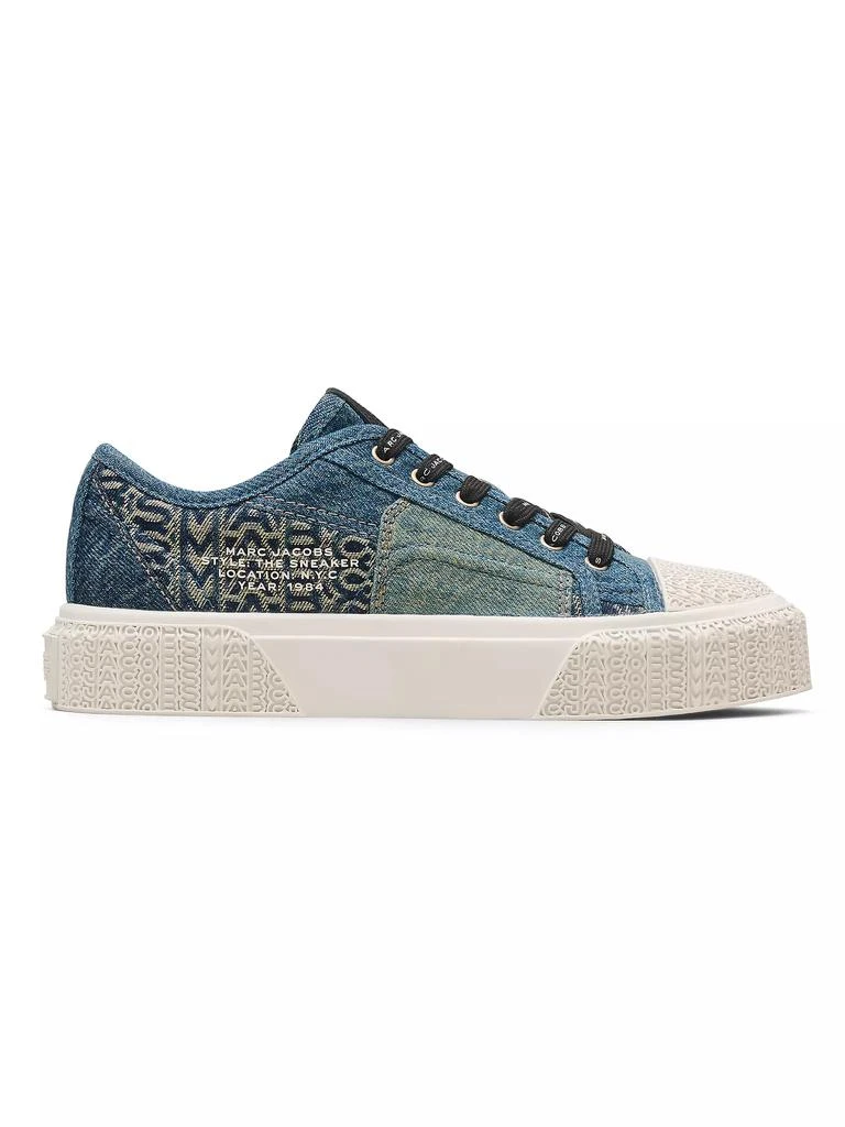 Marc Jacobs Denim Monogram Low-Top Sneakers 1