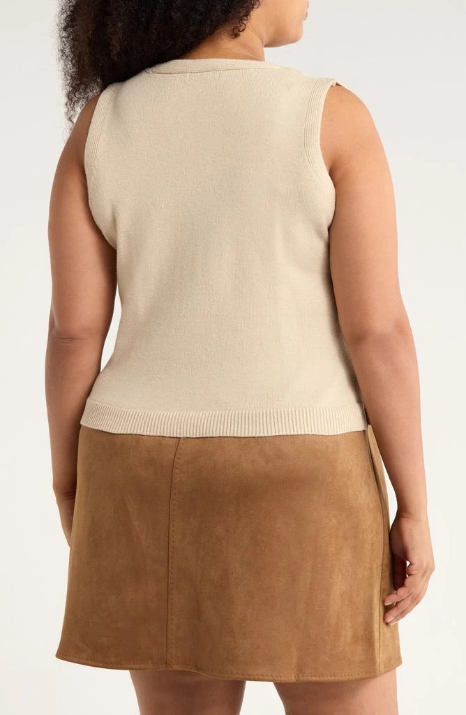 Max Studio V-Neck Sweater Vest 2