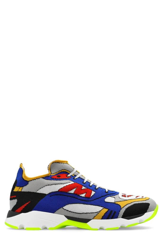 Marni Marni Trompe L'oeil-Printed Round-Toe Sneakers 1