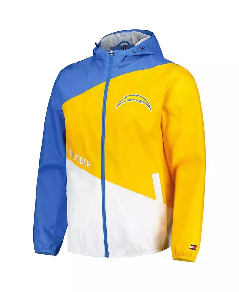 Tommy Hilfiger Men's Powder Blue, Gold Los Angeles Chargers Bill Full-Zip Jacket 3