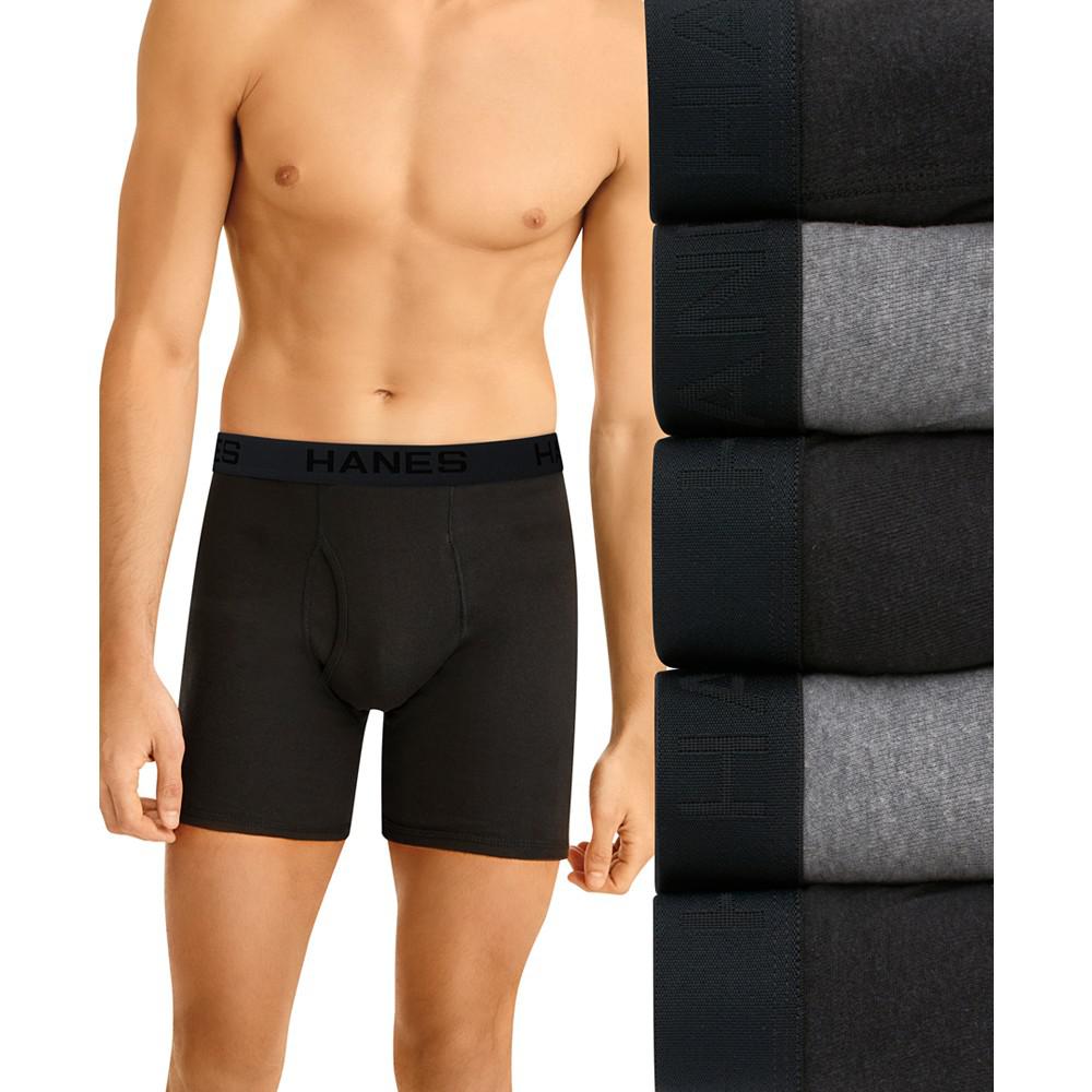 Hanes Men's 5-Pk. Performance Boxer Briefs