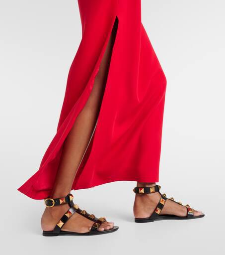 VALENTINO【関税込み＊送料無料】Roman Stud レザー サンダル VALENTINO GARAVANI Roman Stud leather sandals | THE OUTNET
