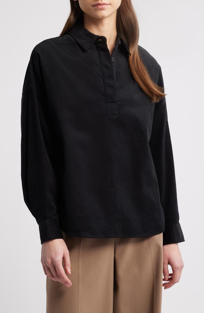 cos Relaxed Fit Corduroy Popover Shirt