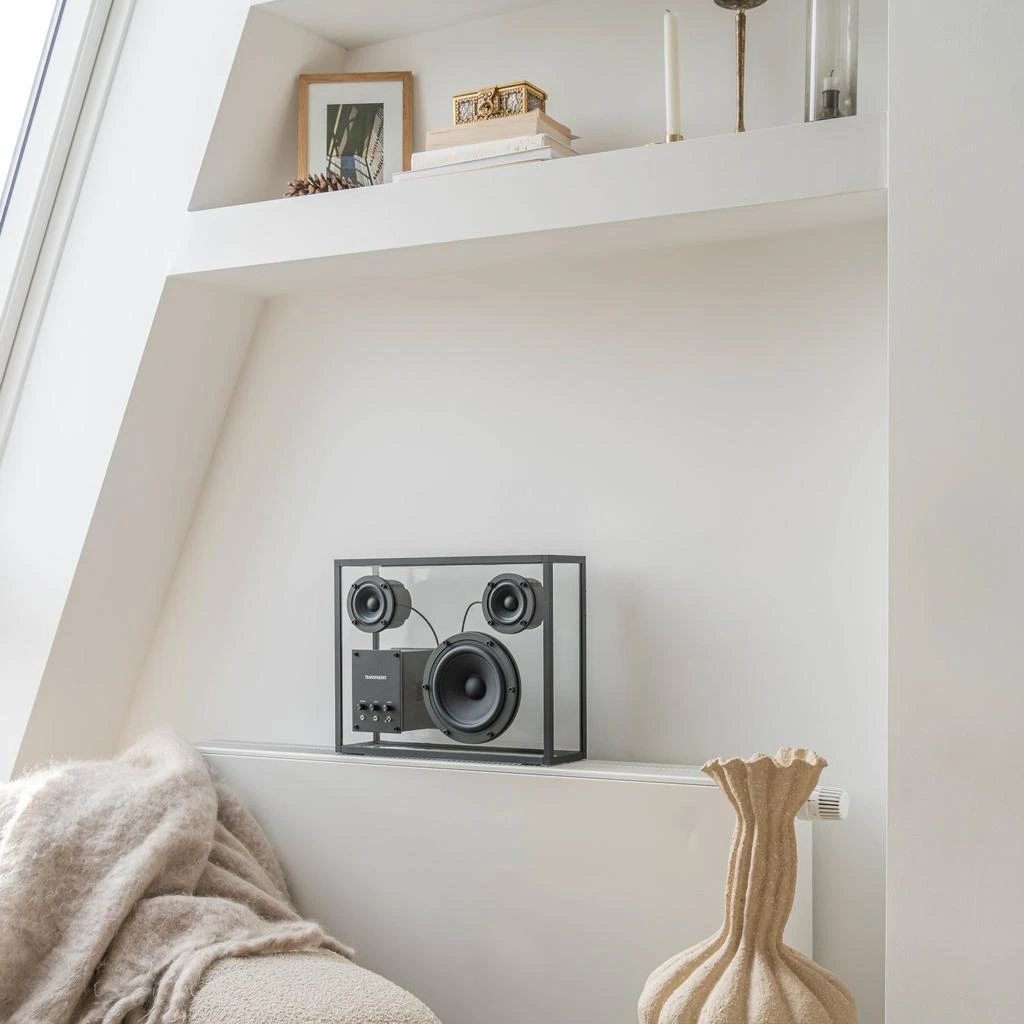 Transparent Large Speaker - Black 5