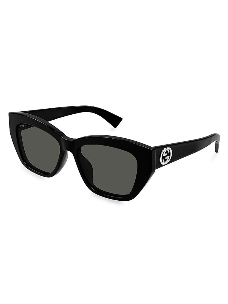 Gucci Grey Cat Eye Ladies Sunglasses GG1844SA 001 55