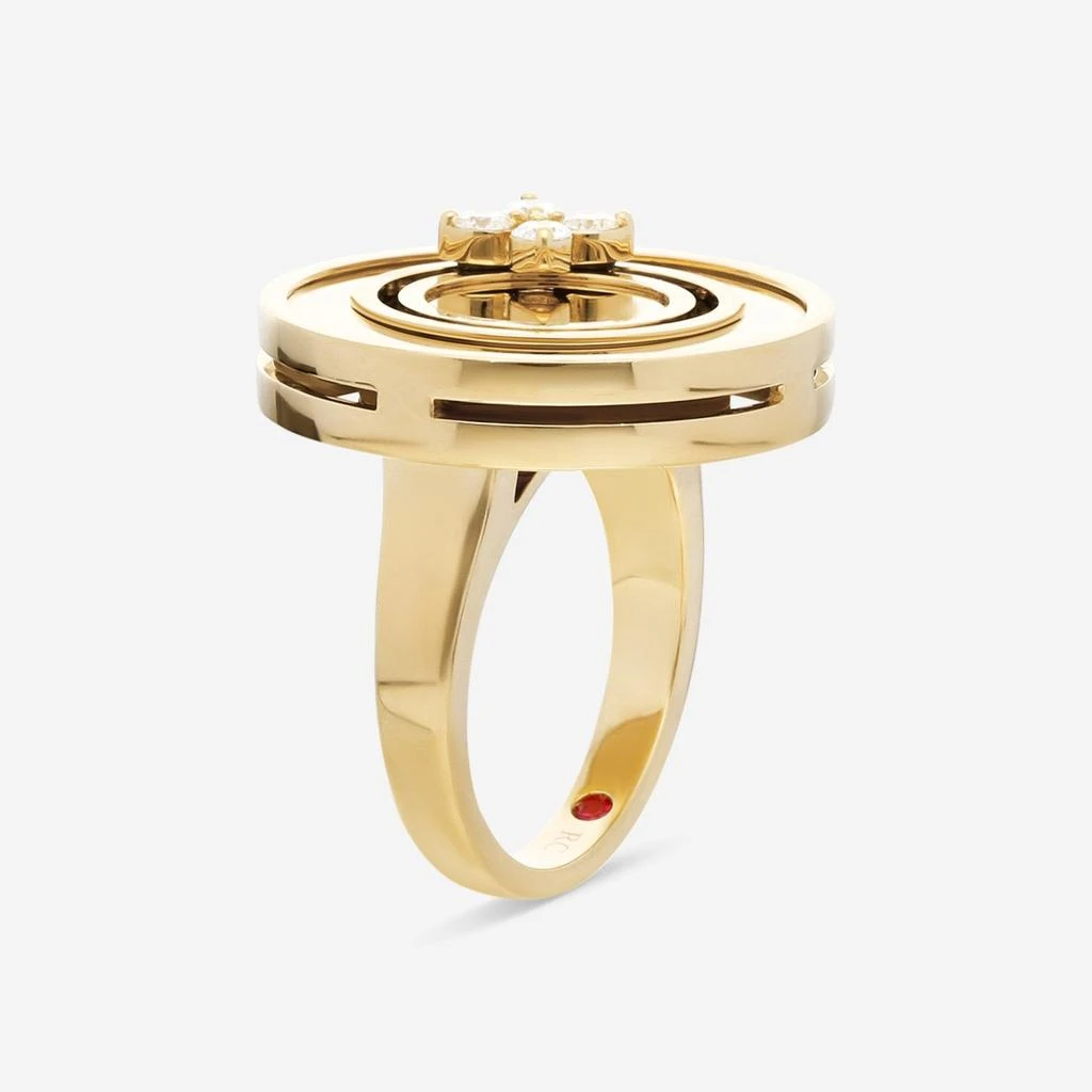 Roberto Coin Roberto Coin Love in Verona 18K Yellow Gold Diamond Ring Sz. 6.5 8883124AY65X-copy 3