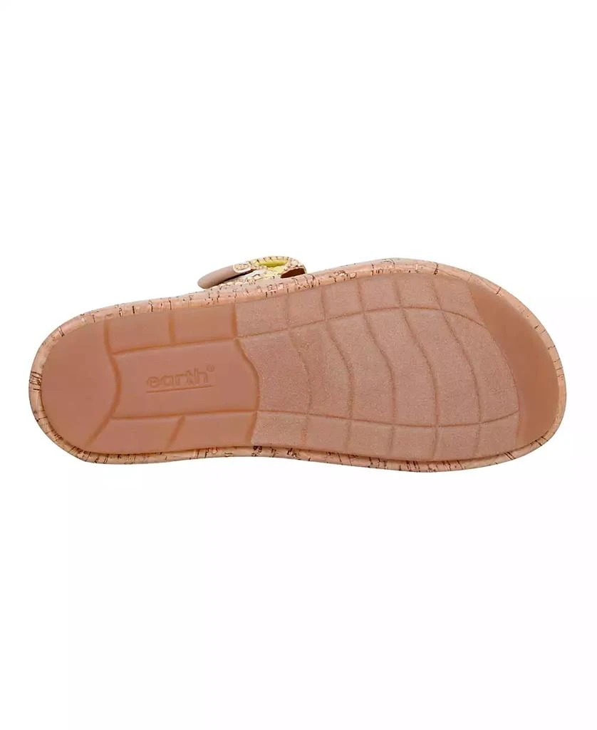 Earth Women's Subtle Woven Slip-On Platform Sandals 5
