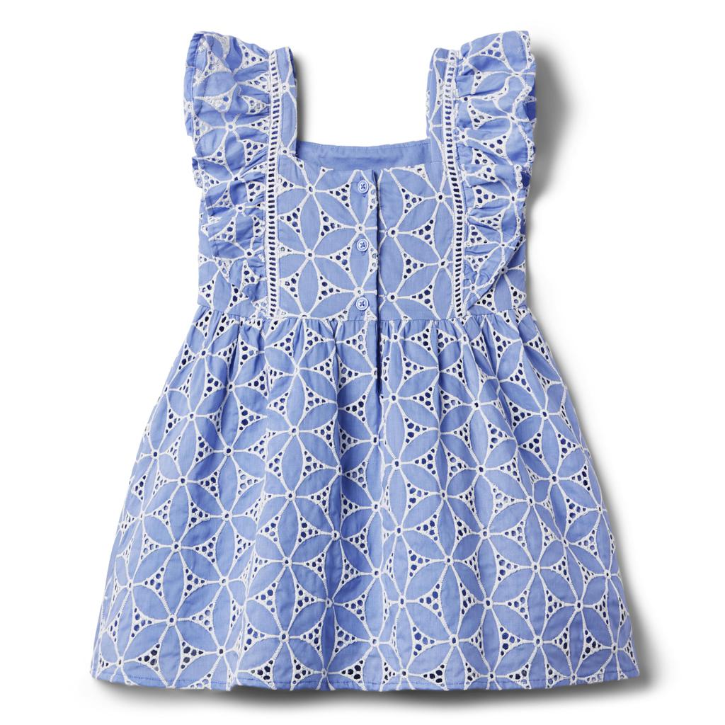 Janie and Jack Eyelet Dress (Toddler/Little Kids/Big Kids)