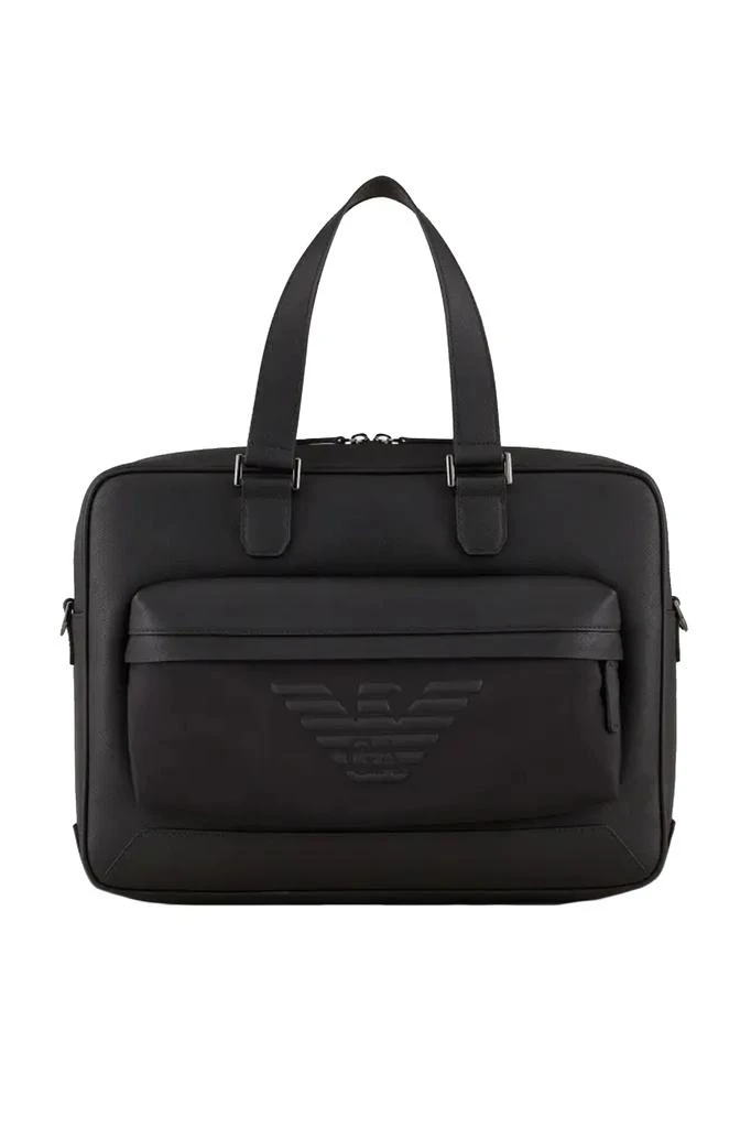 Emporio Armani Emporio Armani - 81073 Briefcase Bag Black/black Y4P357Y154J 1