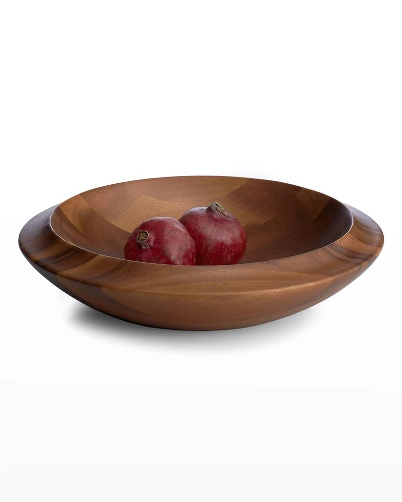 Nambe Skye Wood Centerpiece Bowl 2