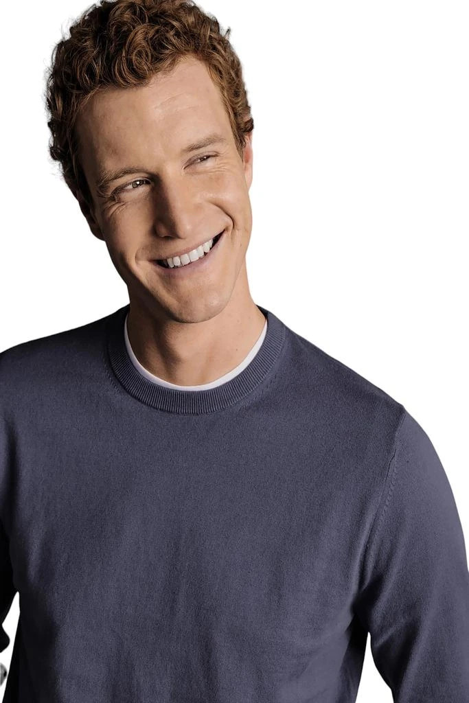 Charles Tyrwhitt Men's Combed Cotton Crew Neck Sweater 4