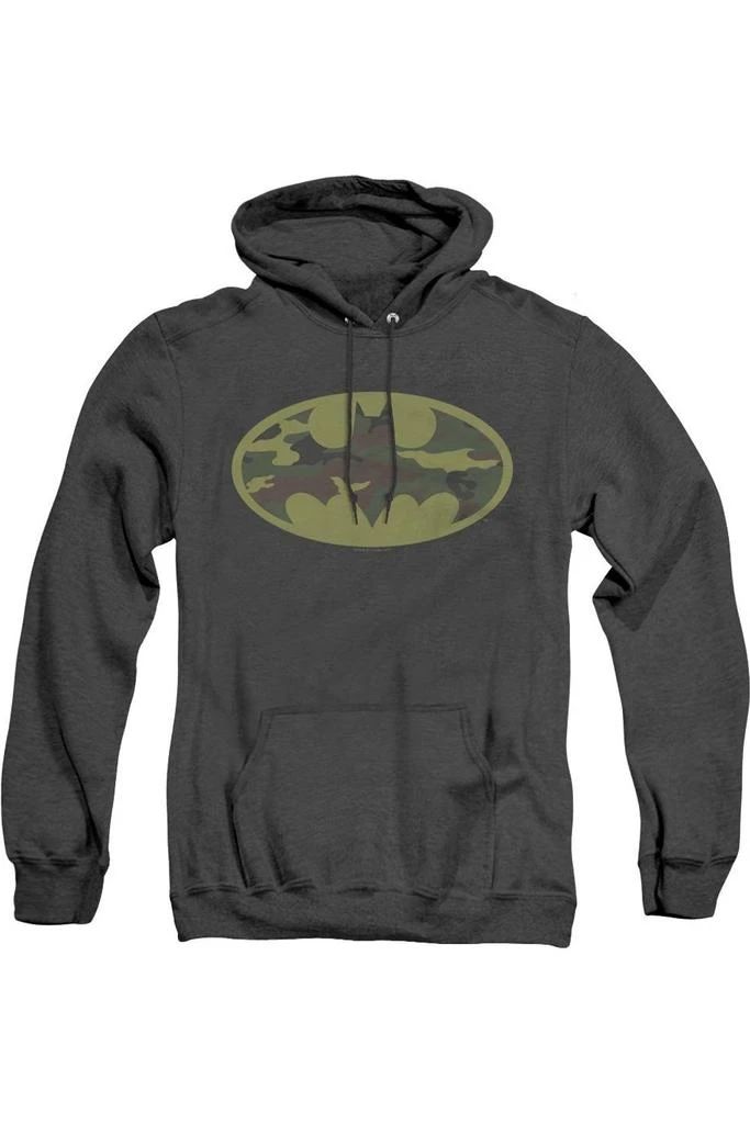 Gildan Batman Camo Logo Adult Heather Hoodie / Hooded Sweatshirt 1
