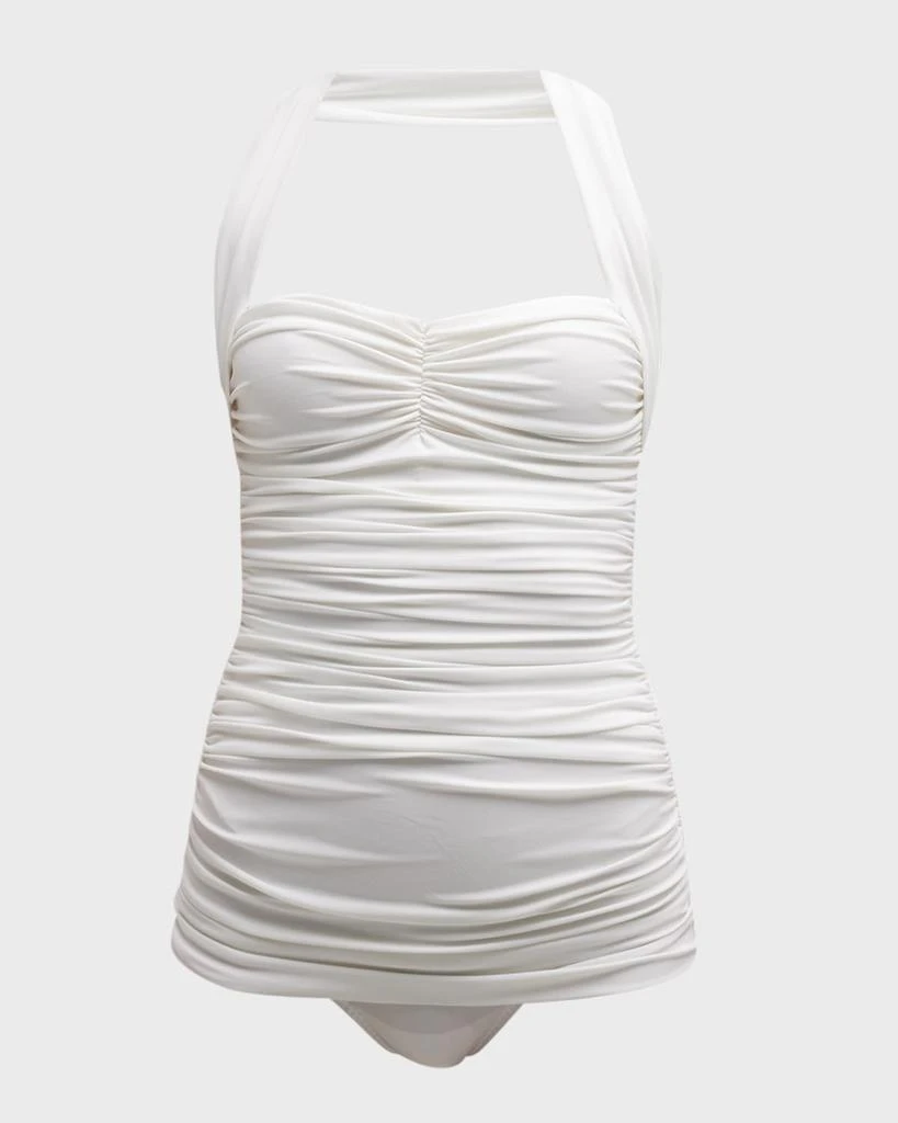 Norma Kamali Bill Mio Halter One-Piece Swimsuit 1