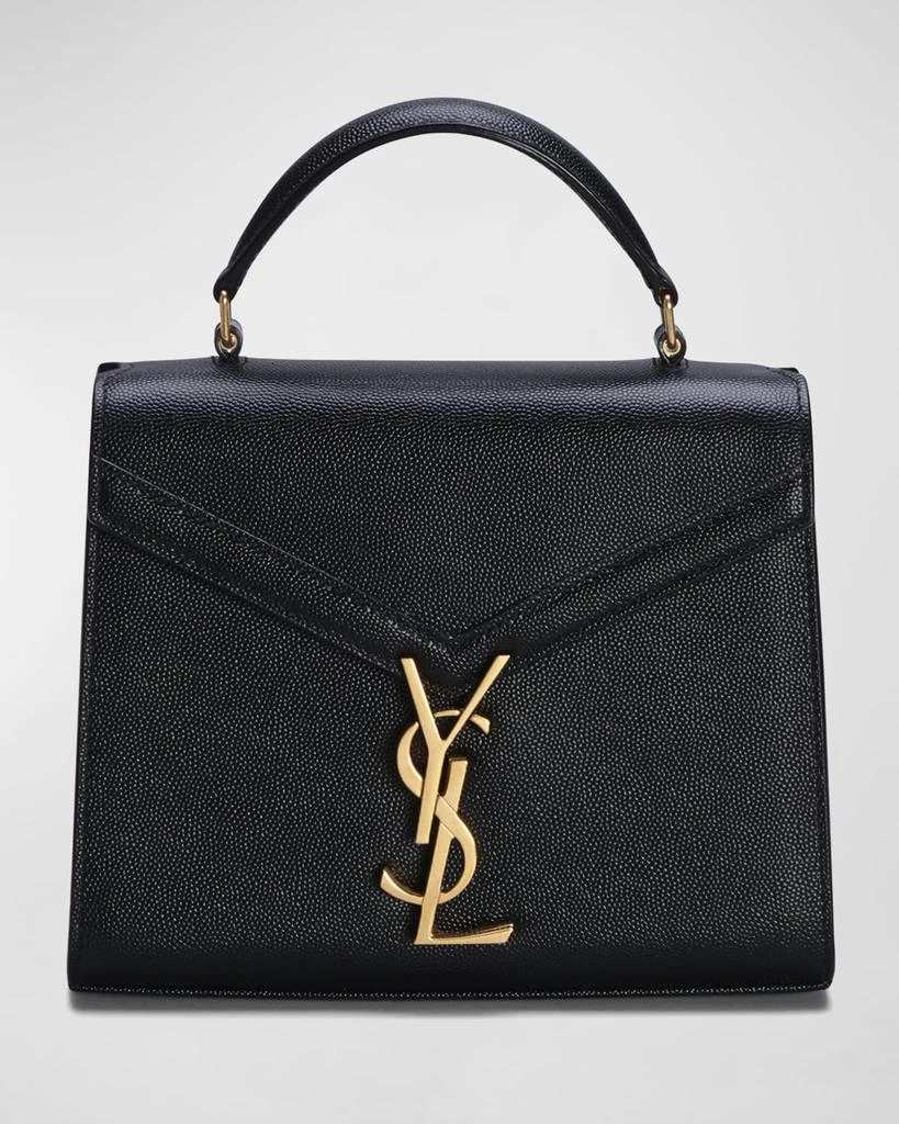 Yves Saint Laurent Cassandra Mini YSL Top Handle Crossbody Bag in Grained Leather 1
