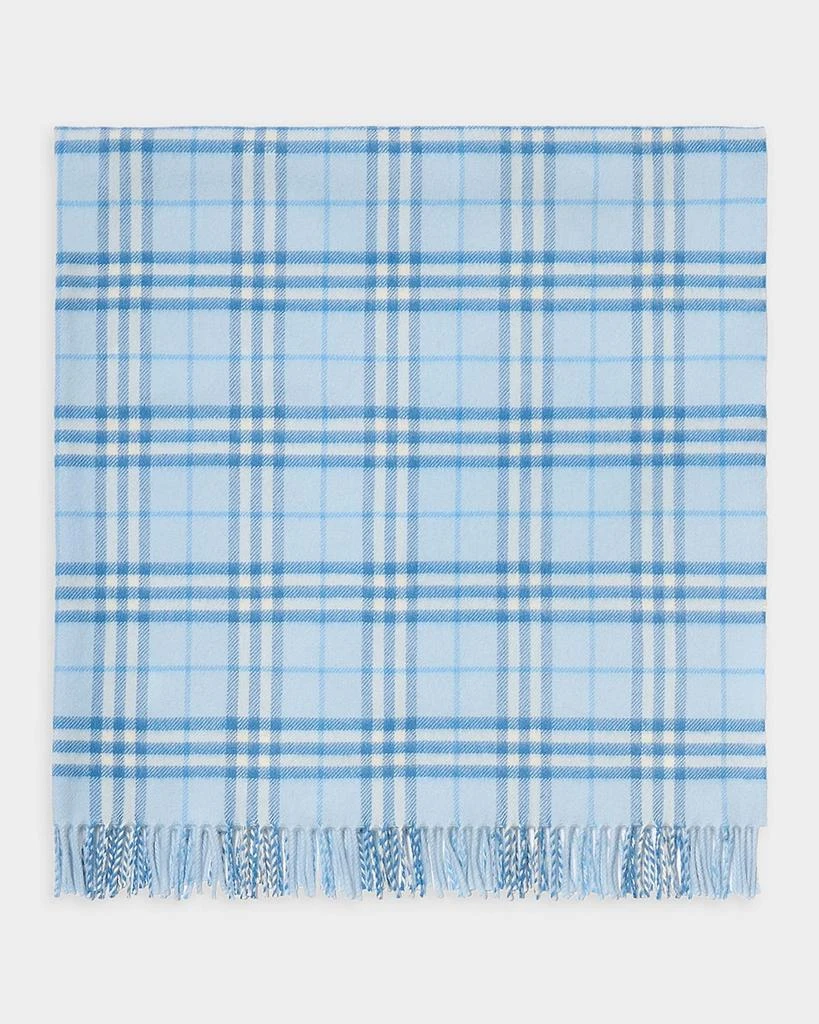 Burberry Check Wool Baby Blanket