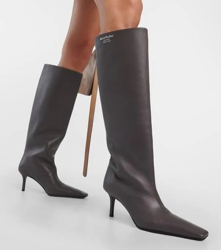 Acne Studios Leather knee-high boots 4