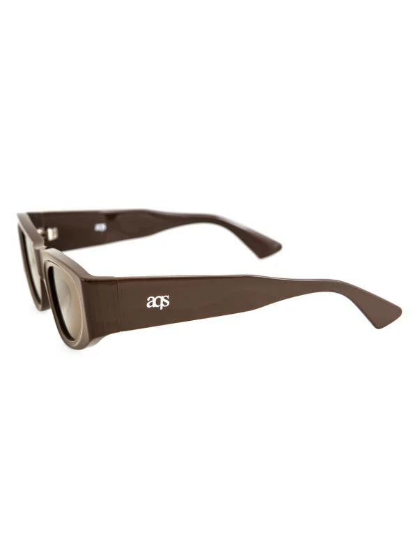 AQS Valentina 55MM Rectangle Sunglasses 4