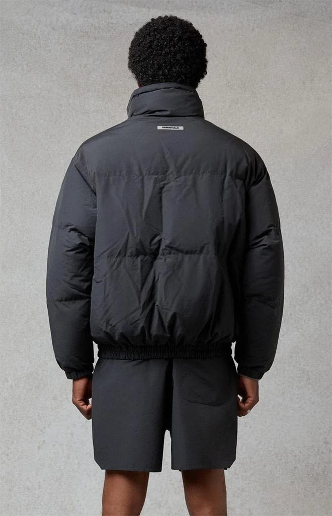 Essentials Black Puffer Jacket 4