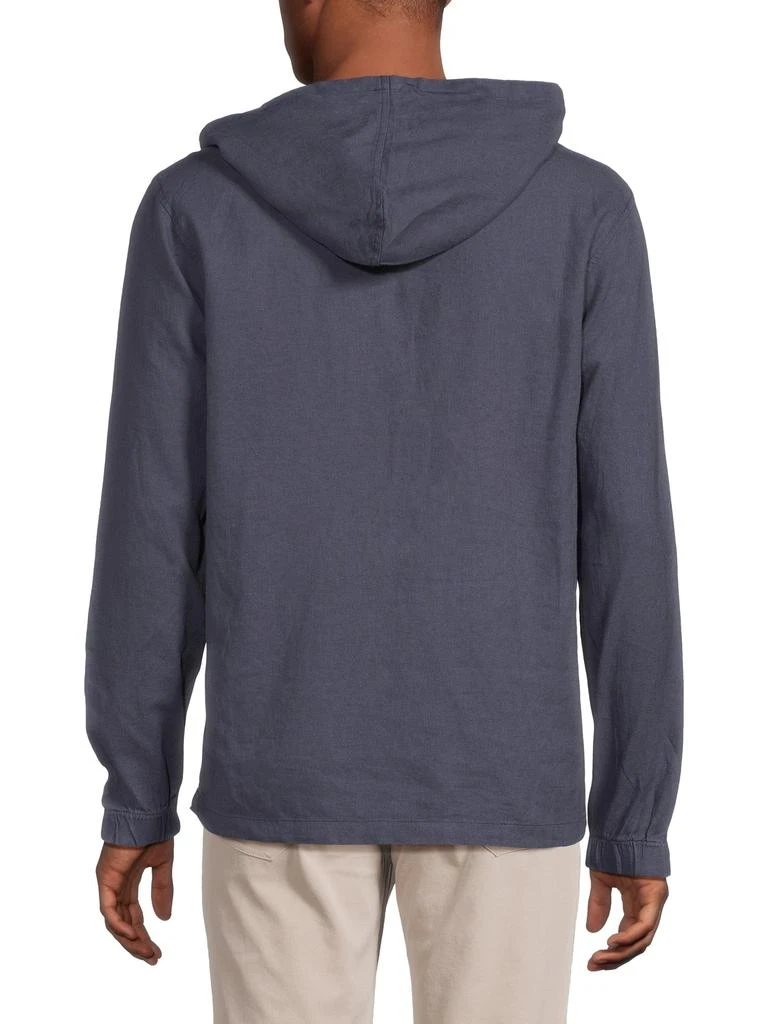 Saks Fifth Avenue ​​Linen-Blend Hoodie 2