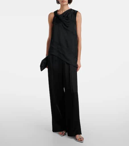 Jil Sander Metallic leather sandals 3