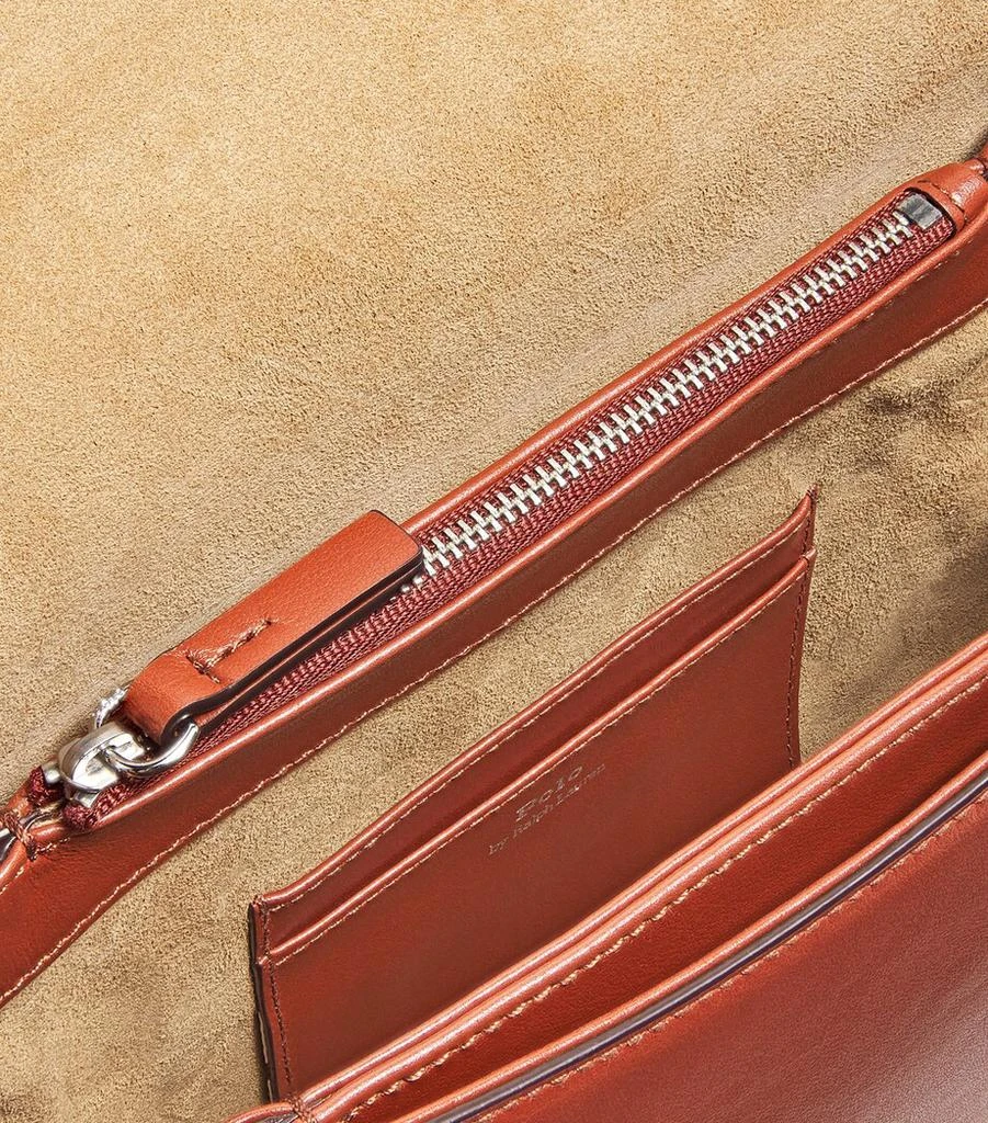 Ralph Lauren Medium Leather Polo ID Saddle Bag 4