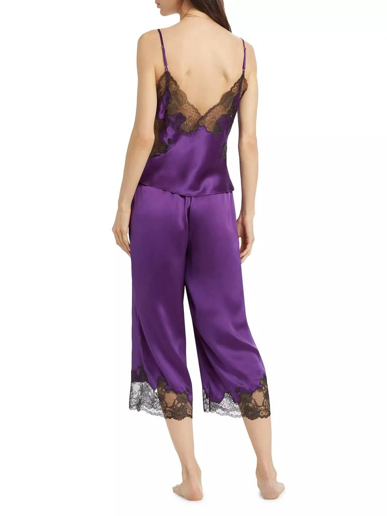 Josie Lolita Silk & Lace Sleeveless Pajamas 5