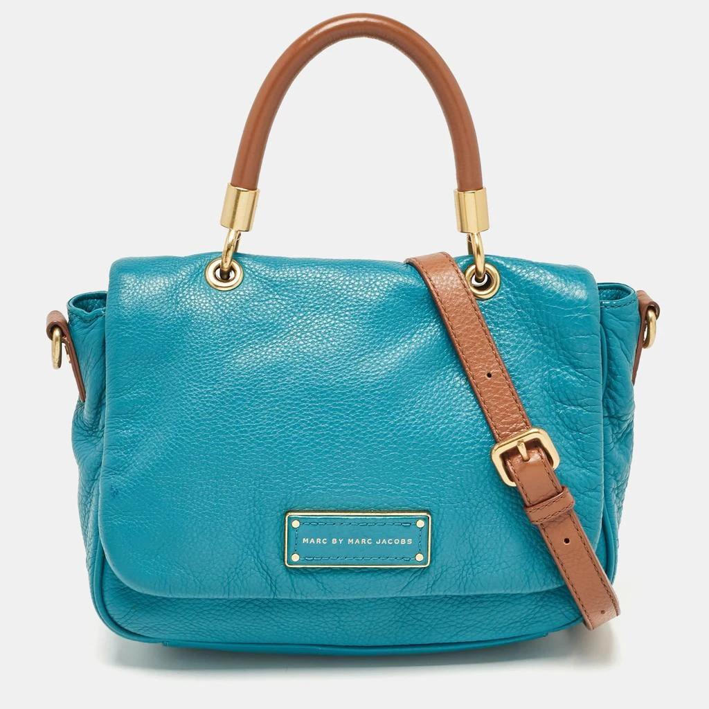 Marc Jacobs Marc By Marc Jacobs Teal Green Leather Too Hot To Handle Top Handle Bag 1