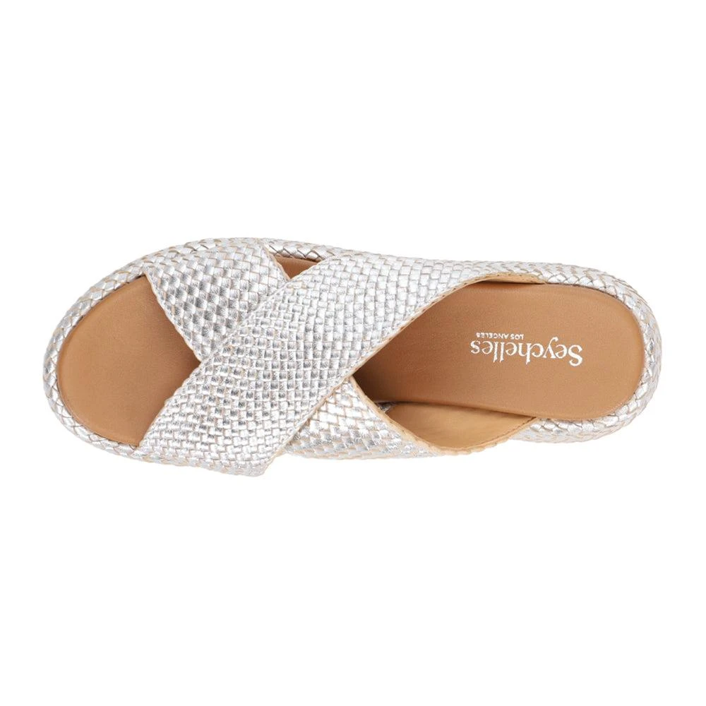 Seychelles Key West Metallic Platform Sandals 4