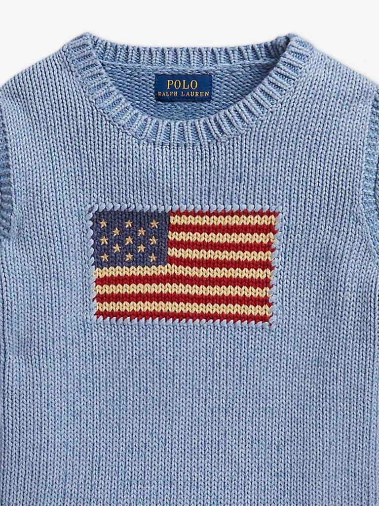 Ralph Lauren Ralph Lauren Boys Flag Jumper in Blue 3