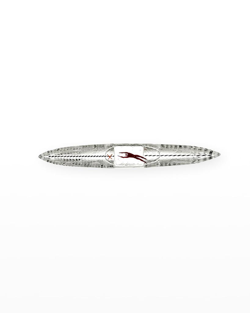 Kosta Boda Bertil Vallien "Drifter" Boat Sculpture