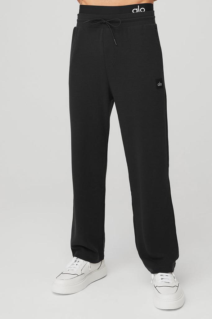 【ALO YOGA】MICRO WAFFLE SWEATPANT★値下げしました Micro Waffle Fast Break Sweatpant - Athletic Heather Grey | ALO