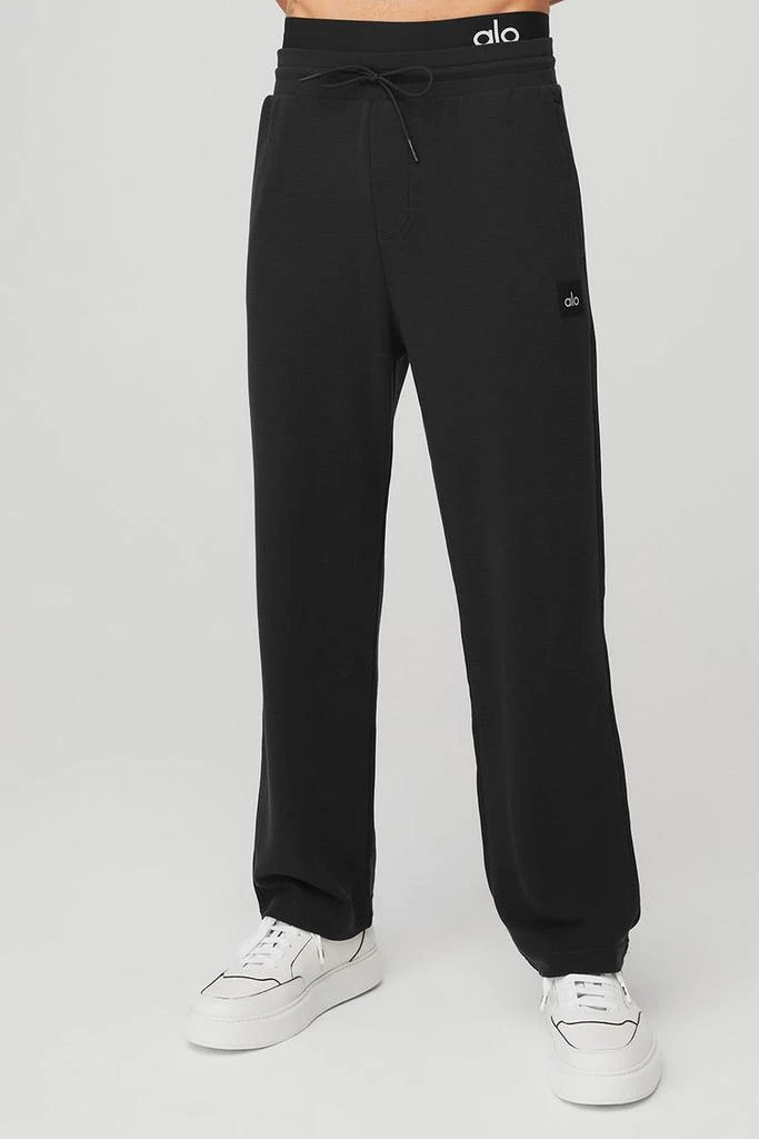 Alo Micro Waffle Fast Break Sweatpant - Espresso 1