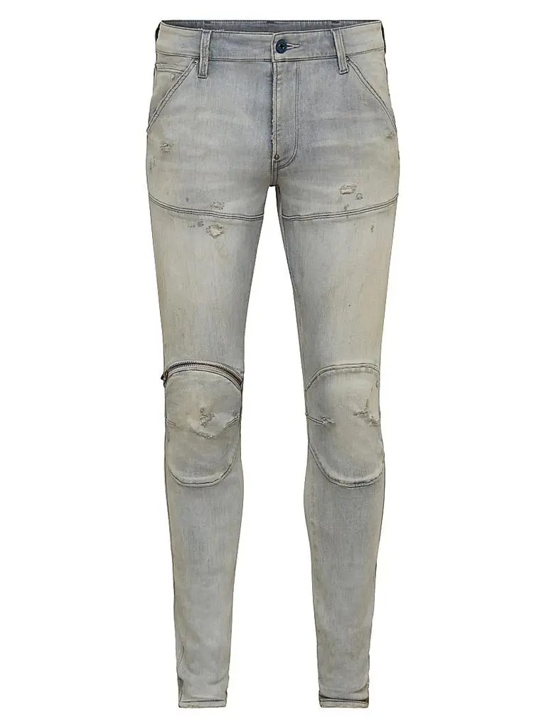 G-Star D-5620 3D Zip Skinny Faded Jeans