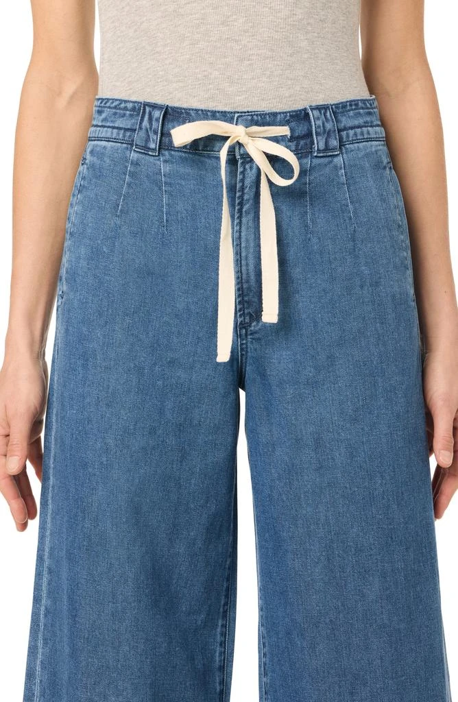 Joe's Tie Front Wide Leg Ankle Crop Trousers 3