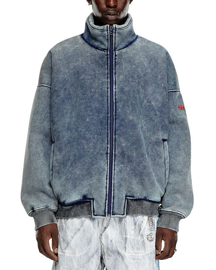 ★VIP★DIESEL★S-Irta hoodie in cotton with a worn effect Diesel Diesel S-Irta Hoodie In Cotton With A Worn Effect